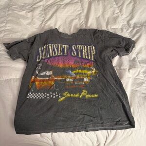 PacSun Gray Sunset Strip Graphic Tee